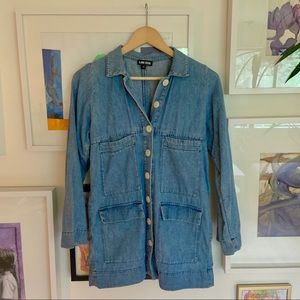 ilana kohn mabel jacket, faded denim, xs 💙
